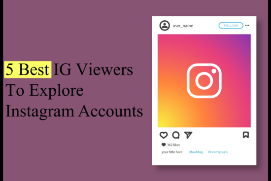 5 Best IG Viewers To Explore Instagram Accounts